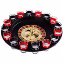 Novelty Creative Drink Turntable Toys Russian Roulette Wheel 16 Wine Cups BaQ7G6