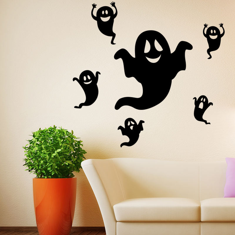 Miico FX3012 Halloween Sticker Creative Cartoon Sticker Removable Wall Sticker - Ghost