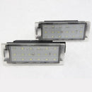 2Pcs Car LED Number License Plate Light For Renault Megane 2 Clio Laguna 2