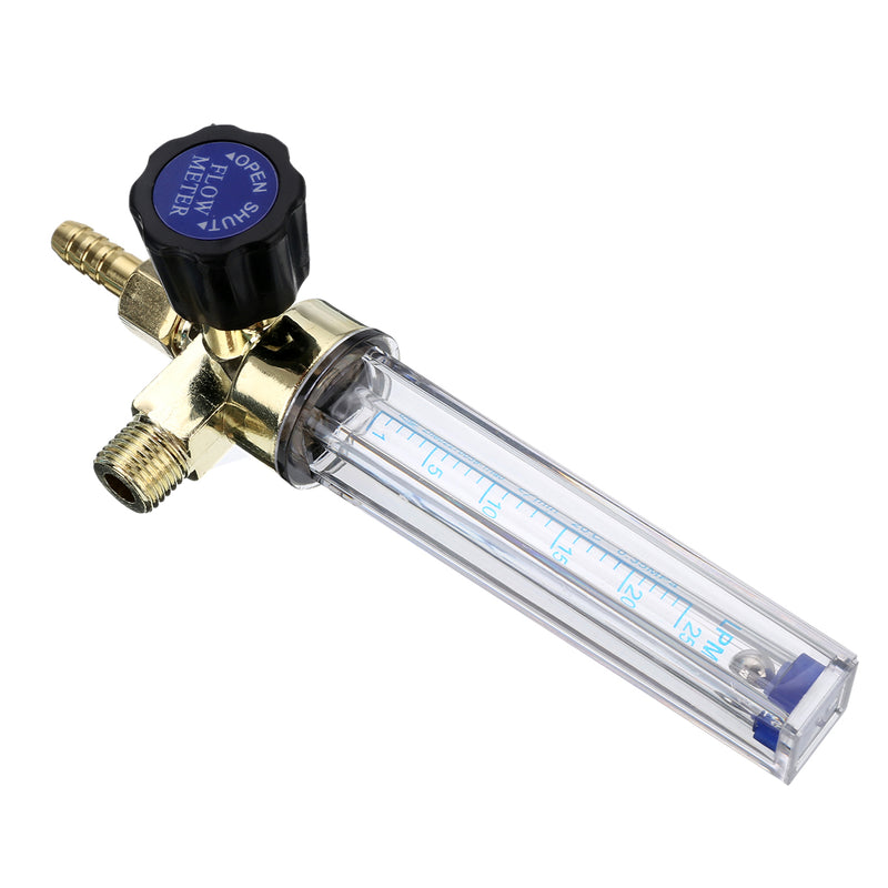 1pc 7mm Barb Argon Flow Meter 1/4PT 0.15 MPA Flow Meter Gas Argon AR/CO2 Regulator Welding Hot For Mig Weld Gauge Mayitr