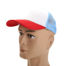 Adult Kids Children Red White Blue Adjustable Baseball Cap Outdoor Activity Sunscreen Sun Hat