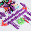 Knitting Loom Long Ring Set Hat Socks Scarves Maker Wool Yarn Needle Knit H
