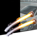 1X(Car Rearview Mirror Modified Mirror Led Water Turn Signal For Volkswagen