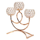 Crystal Candlestick Glass Candle Holder Party Wedding Decorations