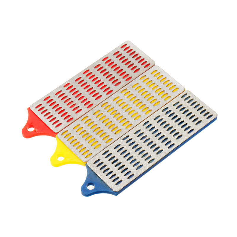 3pcs 1x3 or 2x6 Inch Diamond Whetstone Set 180/260/360 Grit Sharpen Stone for Sharpening Polishing