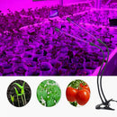 18W USB Timer LED Grow Light Dimmable Double Head Plant Lamp Red:Blue 2:1 for Plants Greenhouse DC5V