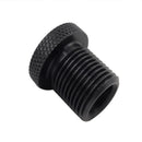 1X(1Pcs Automotive Car Oil Filter Threaded Adapter 1/2-28 To 3/4-16 Black