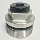 1X(1Pcs Automotive Car Oil Filter Threaded Adapter 1/2-28 To 3/4-16 Black