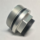 1X(1Pcs Automotive Car Oil Filter Threaded Adapter 1/2-28 To 3/4-16 Black