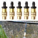 Adjustable Copper Spray Nozzle Garden Patio Water Mister Air Misting Coolin M7B8