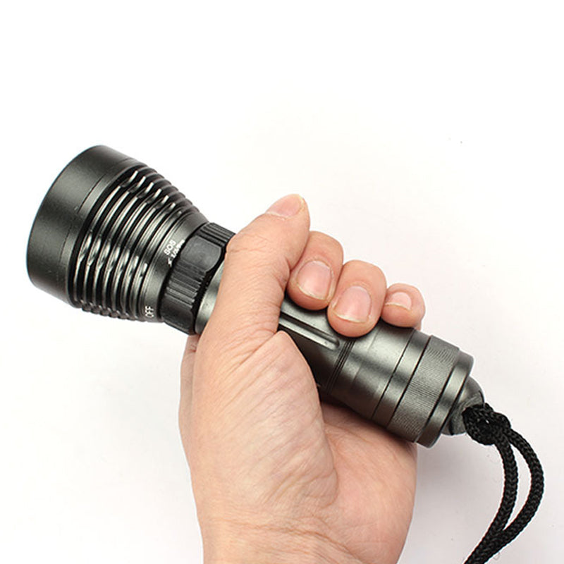 10W T6 LED 800Lumens 8 Modes Flashlight Professional Underwater 50M Driving Flashlight 18650 26650