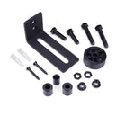 8 in 1 Sliding Barn Door Closet Wheels Tools Kit Track Floor System Unit Hardware Supplies