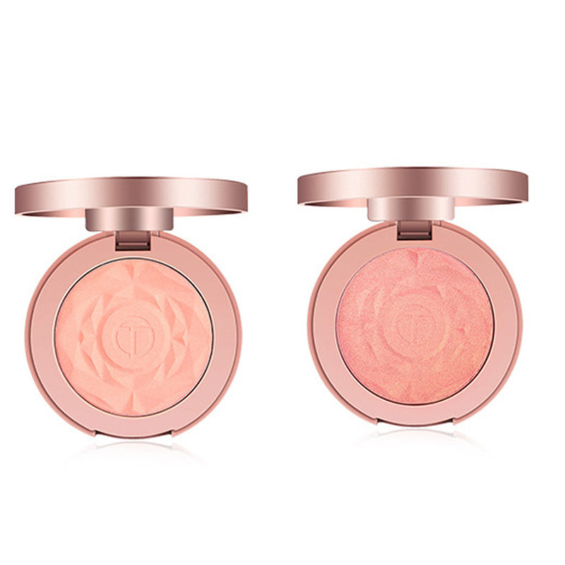 O.Two.O Face Blusher Powder Rouge Makeup Cheek Blusher Powder Minerals Pale I3A9