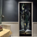 Miico MT006 Door Sticker Halloween Sticker Horror Wall Sticker Removable Stickers