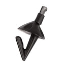 20pcs Black Fishing Bait Shields Impact Shield Bait Sea Fishing Rig Hooks B