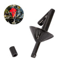 20pcs Black Fishing Bait Shields Impact Shield Bait Sea Fishing Rig Hooks B