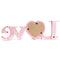 Love Wooden Picture Frame Romantic Photo DIY Wedding Lover Gift Home Room Decoration