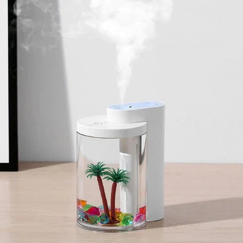 260L USB Simulation Landscape Humidifier Household Air Atomizer Night Light for Office Desktop Car Home Moisturizing And Anti-drying Atomizer