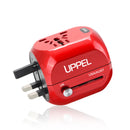 M168-7 30W PD Fast Charge Universal Conversion Plug Travel Adapter EU / US / UK / Au Standard Conversion Socket Adapter Switch