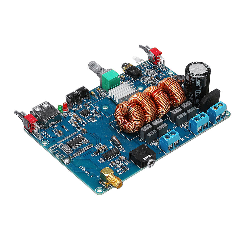DC12-24V/AC8-16V Wireless bluetooth 4.2 2 Channel Stereo Digital Power Amplifier Board