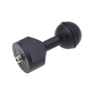 2Pcs 1 inch Ball Adapter With 1/4 inch Screw For Underwater Camera Arm Tray