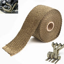 5M Exhaust Heat Wrap Manifold Downpipe High Temp Insulation Bandage Tape Roll