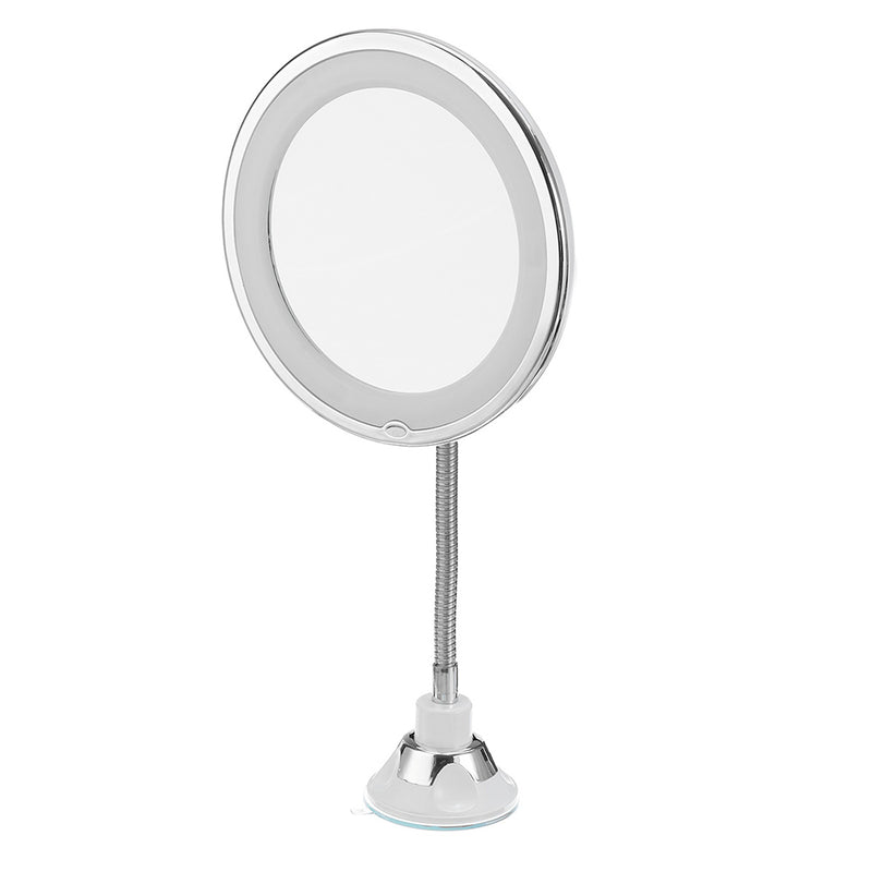 5X/10X Magnifying LED Mirrors 360 Rotation Pasteable Makeup Mirror Portable Travel