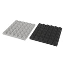 Charcoal Acoustic Foam Tiles Soundproofing Foam Panels Studio Sound Padding G6R5