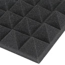 Charcoal Acoustic Foam Tiles Soundproofing Foam Panels Studio Sound Padding G6R5