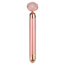 Electric Natural Jade Roller Vibrating Massager Facial Tightening Skin Care Beauty Tool