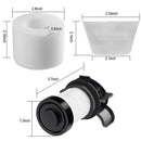 Filter 2x + 4 Pack Filters Compatible For Shark Ionflex Duoclean Vacuum Ic2 C5A2