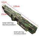 120cm Camouflage Carp Fishing Rod Tackle Bag Case Padded Holder Luggage Holdall