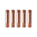 1X(9Pcs/Set 15Ak Mig/Mag Welding Nozzle Contact Tips 0.8X25Mm M6 Gas Connec