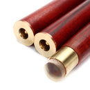 Folding 3-Section Climbing Sticks Walking Stick Adjustable Sandalwood Walking Crane Bird Head Design Grips w/ Bag