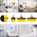 Set/12Piece Drill Brush And Scrub Pads, Power Drill Scrub Brush Attachments