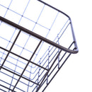 Household Iron Art Storage Basket Kitchen Bedroom Sundries Snacks Organizer
