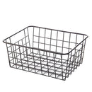 Household Iron Art Storage Basket Kitchen Bedroom Sundries Snacks Organizer