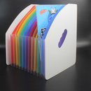 13 Layers Data Management Document Folders A4 Paper File Folder Rainbow Mini Organ Clip