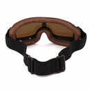 Motorcycle Flying Scooter ATV Goggles Helmet Glasses Windproof Coffee Frame