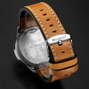 CURREN 8269 Calendar Luminous Display Leather Band Quartz Watch Steel Case Men Watch