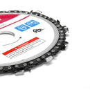 5 Inch Purple Wood Carving Disc 14 Teeth 7/8 Inch Arbor 10000-13000 RPM Angle Grinder Disc