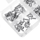 120Pcs M3 304 Stainless Steel DIN912 Screw Hex Socket Cap Repair Tools for RC Model