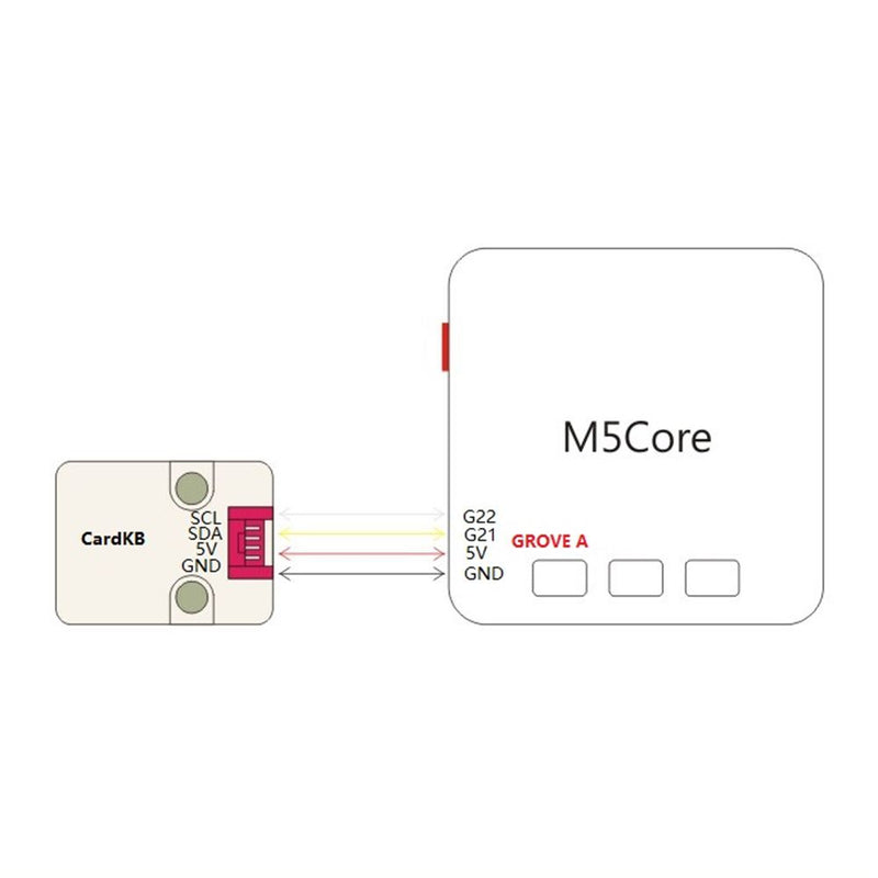 CardKB Mini Keyboard Module MEGA328P GROVE I2C USB ISP Programmer for ESP32  Development Board STEM Python