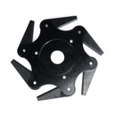 Upgraded Black 6 Teeth Blade Trimmer Head Grass Trimmer Brush Cutter Blade for Lawnmower