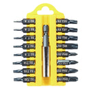 BROPPE 17Pcs 1/4 Hex Shank Screwdriver Bits Set Torx Phillips Electric Screwdriver Bits with Holder