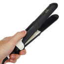 2 In 1 Portable Curler Straightener Tourmaline Ionic Flat Iron Heat Up Fast 220V Hair Curler