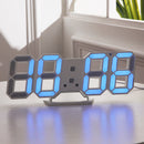 Large Modern Digital Led Skeleton Wall Clock Timer 24/12 Hour Display 3D Gife
