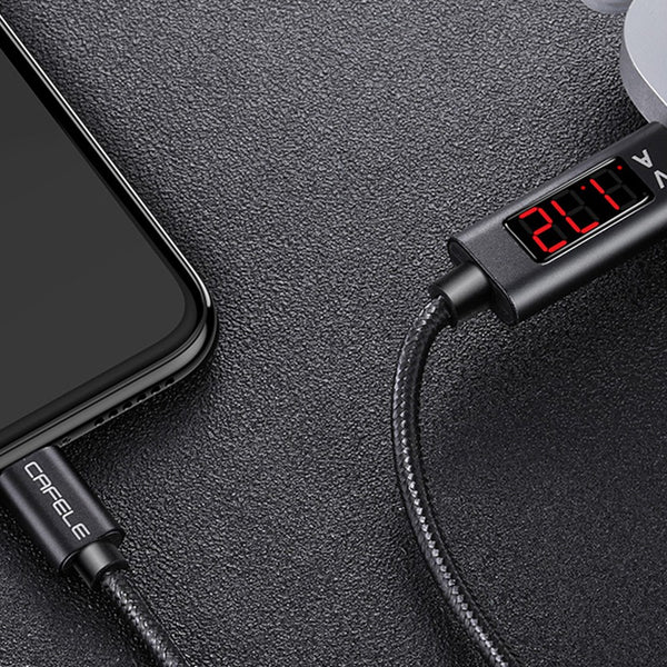 Cafele Usb C Cable Usb Type C Led Digital Voltage And Current Display Charg P3Z8