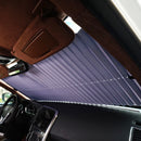 Folding Auto Windshield Block Cover Car Retractable Front Window Sun Shade Visor