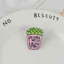 Potted Plant Enamel Pins Cartoon Succulent Brooches Badge Denim Jeans Lapel